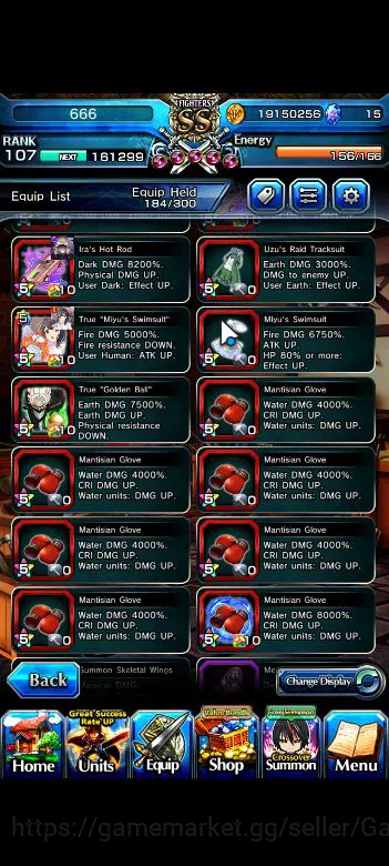 Grand Summoners Accounts Global|Rank 107|20 Ascend+8 TW|[Roy,Inumuta,S Miyu image 10