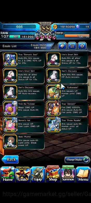 Grand Summoners Accounts Global|Rank 107|20 Ascend+8 TW|[Roy,Inumuta,S Miyu image 17