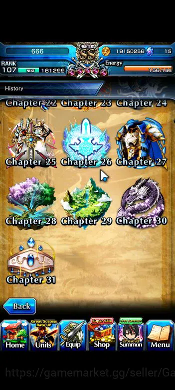 Grand Summoners Accounts Global|Rank 107|20 Ascend+8 TW|[Roy,Inumuta,S Miyu image 20
