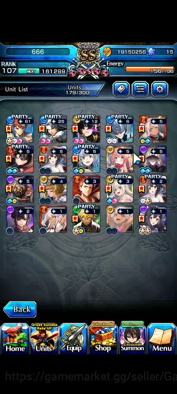 Grand Summoners Accounts Global|Rank 107|20 Ascend+8 TW|[Roy,Inumuta,S Miyu image 4