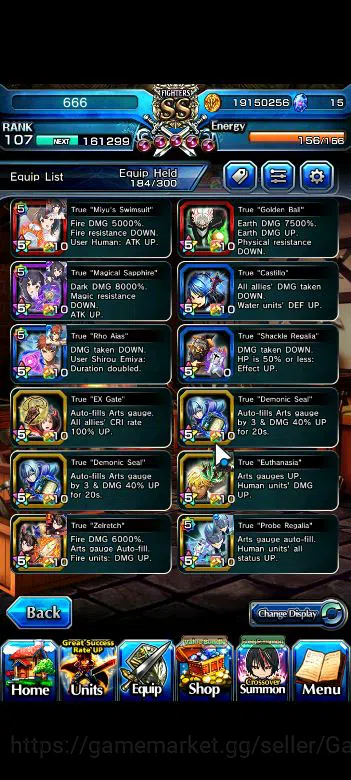 Grand Summoners Accounts Global|Rank 107|20 Ascend+8 TW|[Roy,Inumuta,S Miyu image 7