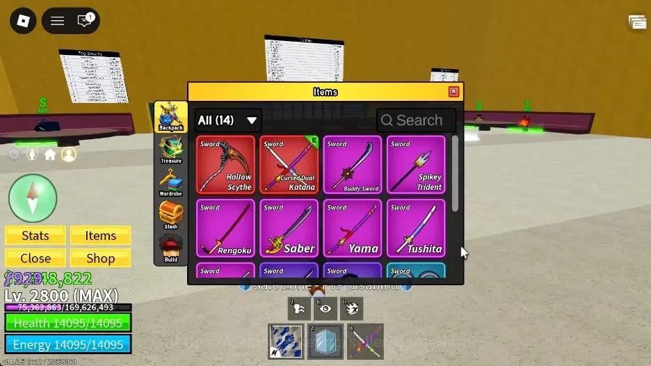 Roblox Accounts Blox Fruit |MAX Lv2800| 1,8M Beli 929 Frag| 2 Myth image 2