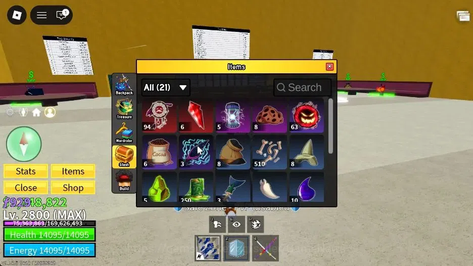 Roblox Accounts Blox Fruit |MAX Lv2800| 1,8M Beli 929 Frag| 2 Myth image 5