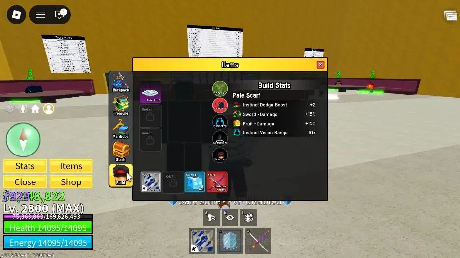 Roblox Accounts Blox Fruit |MAX Lv2800| 1,8M Beli 929 Frag| 2 Myth image 6