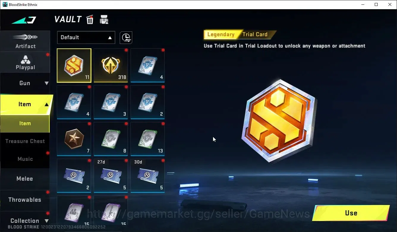 Blood Strike Accounts ASIA| 1 ULTRA [Ethan-Raid Mask]+7 Legendary MELEE  image 11
