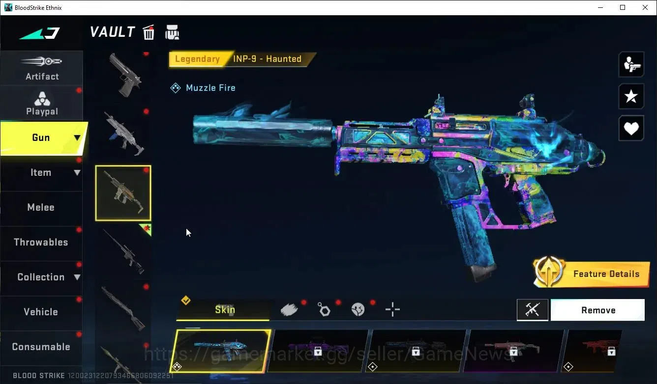 Blood Strike Accounts ASIA| 1 ULTRA [Ethan-Raid Mask]+7 Legendary MELEE  image 9