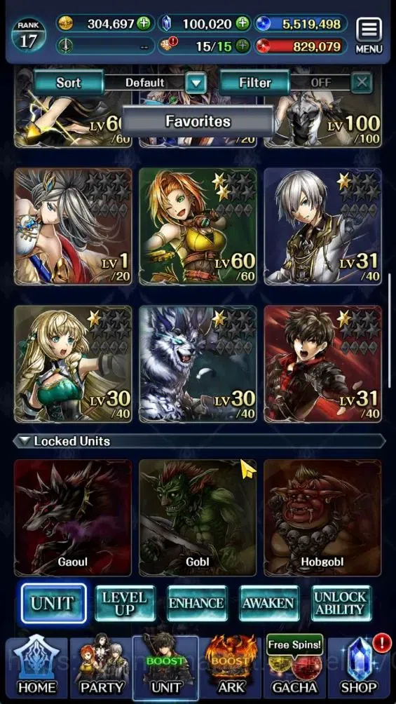 Last Cloudia Accounts GLOBAL|Rank 17|100K Crystal|Top Tier Unit [Demon L image 2