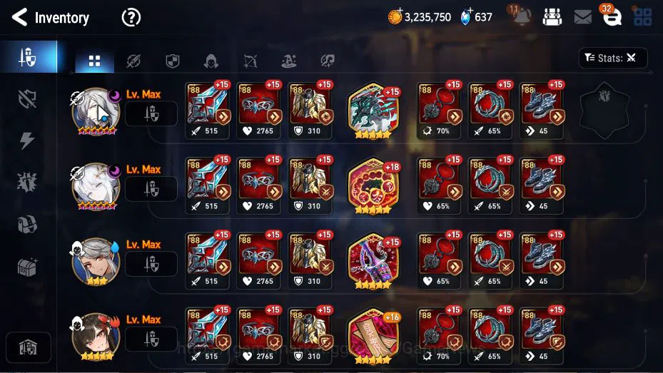Epic Seven Accounts Global Unverif|NewEra|5 ML(Salome,NM Luna,LQ Charl image 11