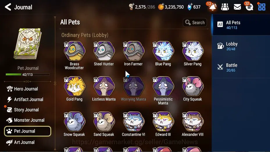 Epic Seven Accounts Global Unverif|NewEra|5 ML(Salome,NM Luna,LQ Charl image 19