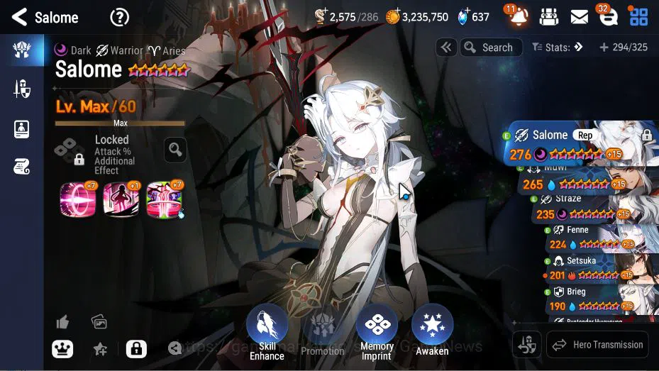 Epic Seven Accounts Global Unverif|NewEra|5 ML(Salome,NM Luna,LQ Charl image 2