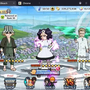Bleach: Brave Souls Accounts Starter Global |121K BP+10K Orb|Fresh Story|Ichigo Renewed,7th,DT|Aizen Renewed,6th|Robert