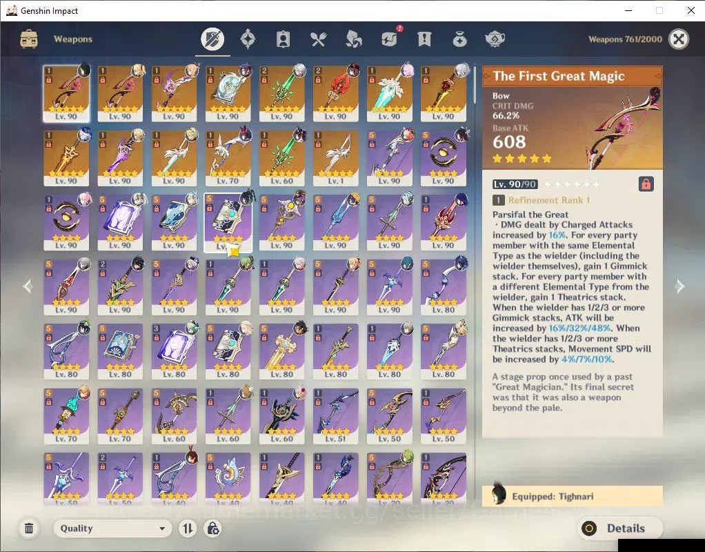 Genshin Impact Accounts ASIA|AR60|Premium(Arlecchino,Zibai,Neuvillette)|21 image 12