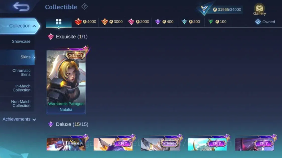 Mobile Legends: Bang Bang Accounts Global|Hero 95|Skin 174|Expert|CC Natalia|Gaara|Ep image 11