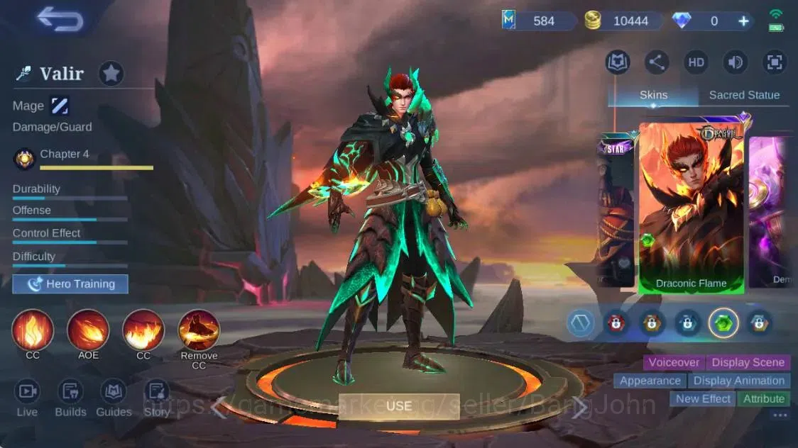 Mobile Legends: Bang Bang Accounts Global|Hero 95|Skin 174|Expert|CC Natalia|Gaara|Ep image 9