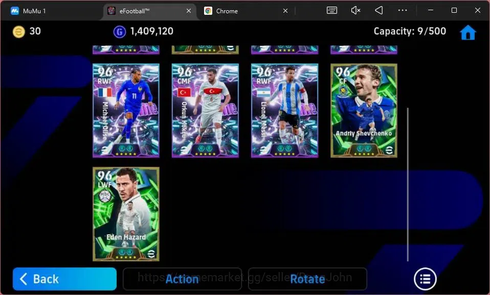 eFootball Accounts Android|PW 3113 |Epic Shevchenko, Hazard, Romário| image 3
