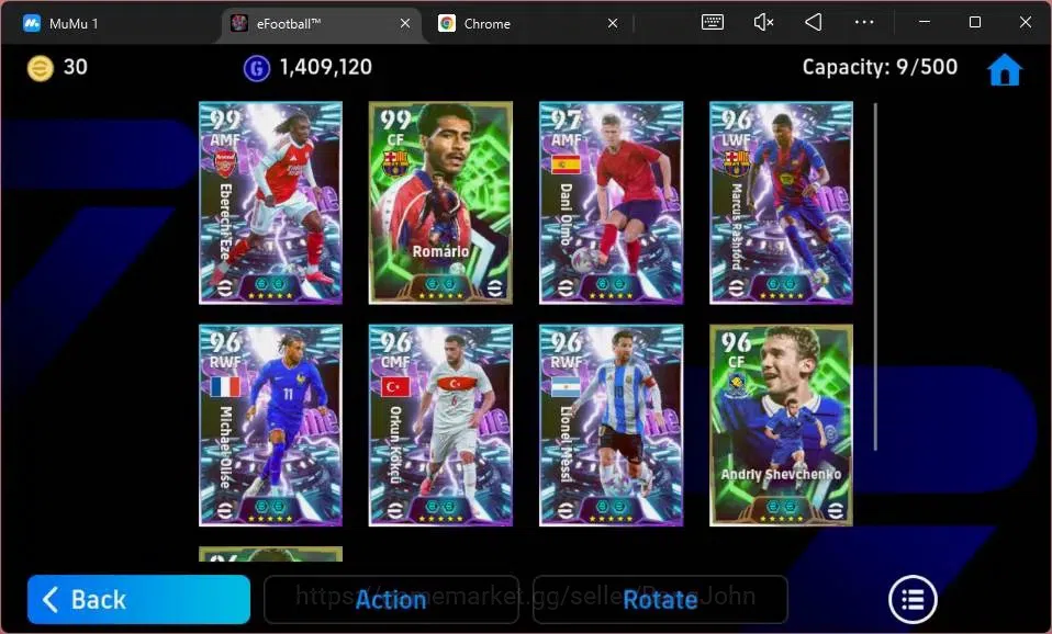 eFootball Accounts Android|PW 3113 |Epic Shevchenko, Hazard, Romário| image 4