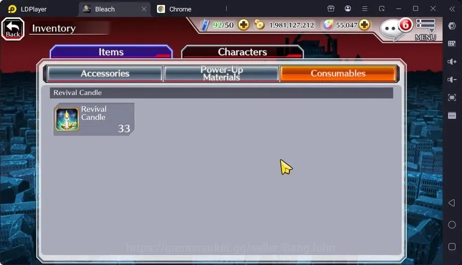 Bleach: Brave Souls Accounts Mid-Tier GLOBAL |55K ORB+MidGame|IchigoDreamTeam,YukioTYBW26,RirukaTYBW26,Rangiku 13
