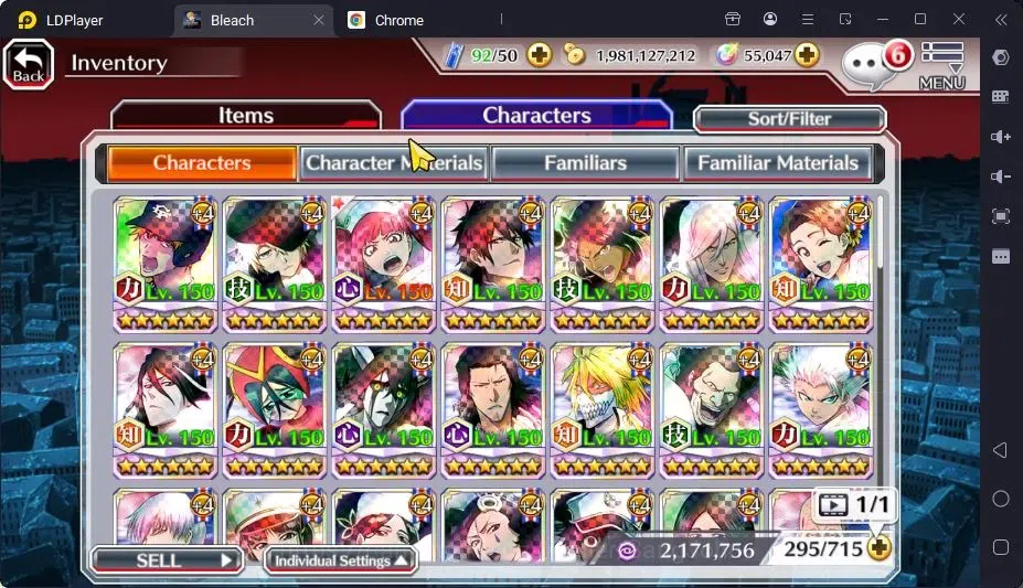 Bleach: Brave Souls Accounts Mid-Tier GLOBAL |55K ORB+MidGame|IchigoDreamTeam,YukioTYBW26,RirukaTYBW26,Rangiku 14