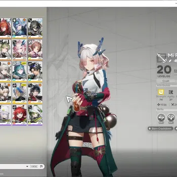 Arknights: Endfield Accounts ASIA|Lv 21|6 SSR 1 Limited 3(*6Weap)|(Mi Fu,Ardelia)+Sign,LastRite,Ember,Pogra,Lifeng|Male