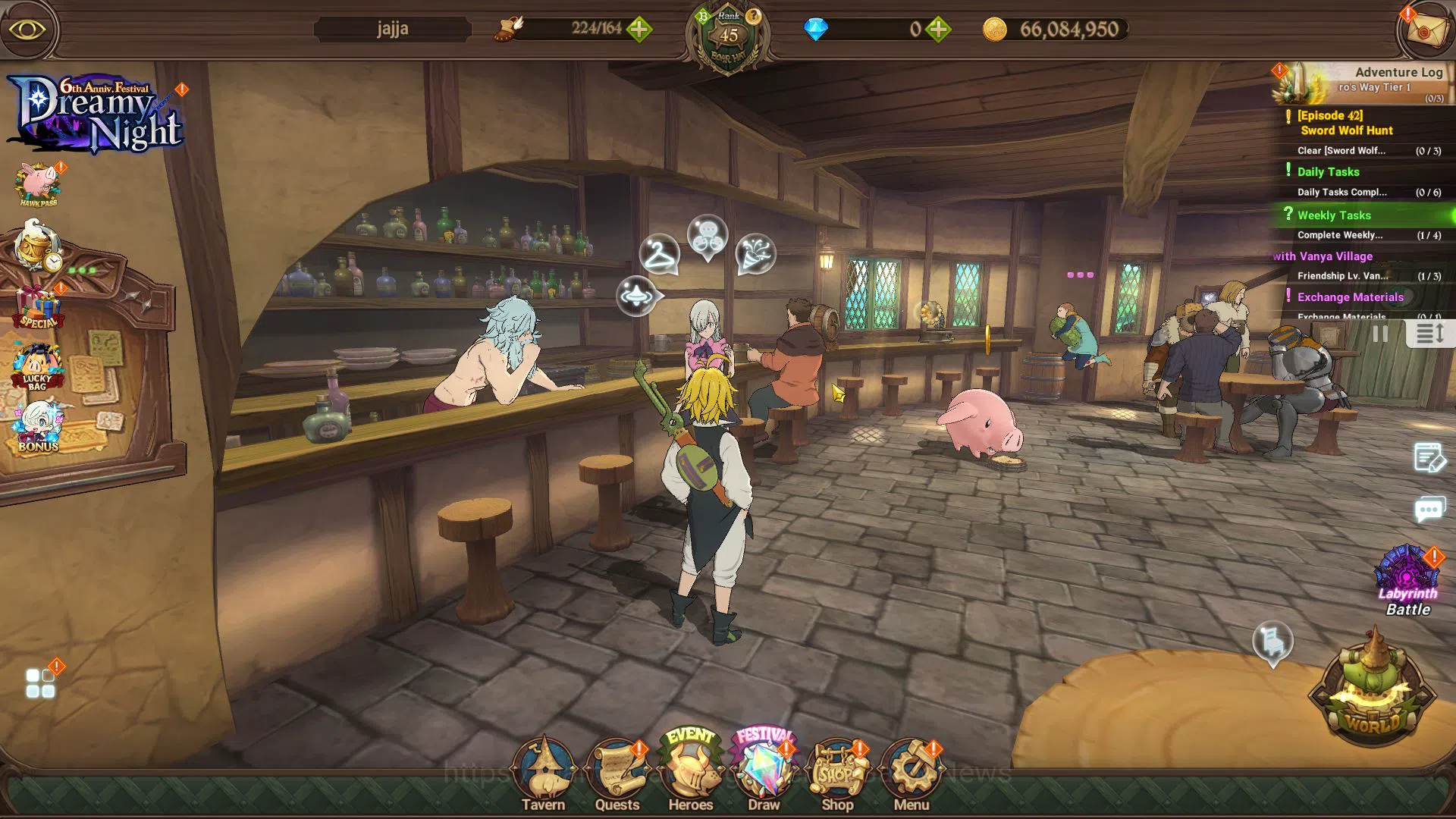 The Seven Deadly Sins: Grand Cross Accounts Starter Global | 1,3M CC | Starter Ch5 | 1 LR + 3 UR| Elizabeth, Skuld, Gowther