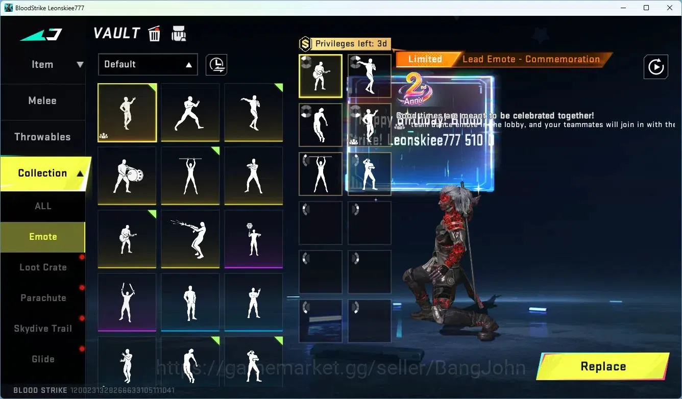 Blood Strike Accounts ASIA | EVO FAL-Evolved Draco | 4 Collab Skins | 11 image 13