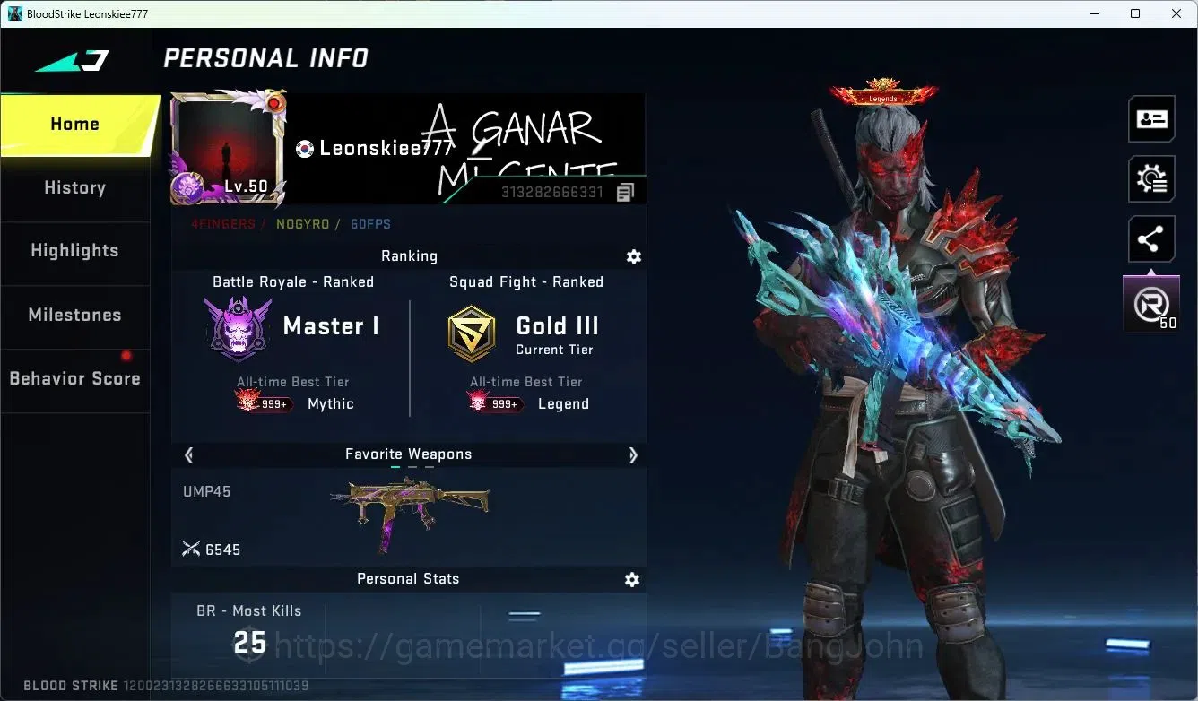 Blood Strike Accounts ASIA | EVO FAL-Evolved Draco | 4 Collab Skins | 11 image 2
