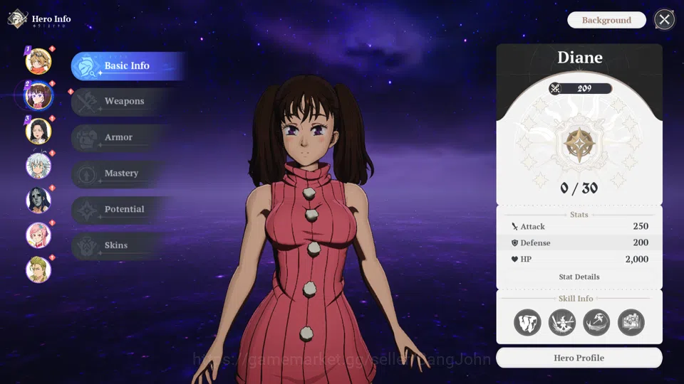 The Seven Deadly Sins: Origin Accounts EUROPE | Fresh Starter Lvl 2 |3SSR|Daisy,Diane,Gui image 4