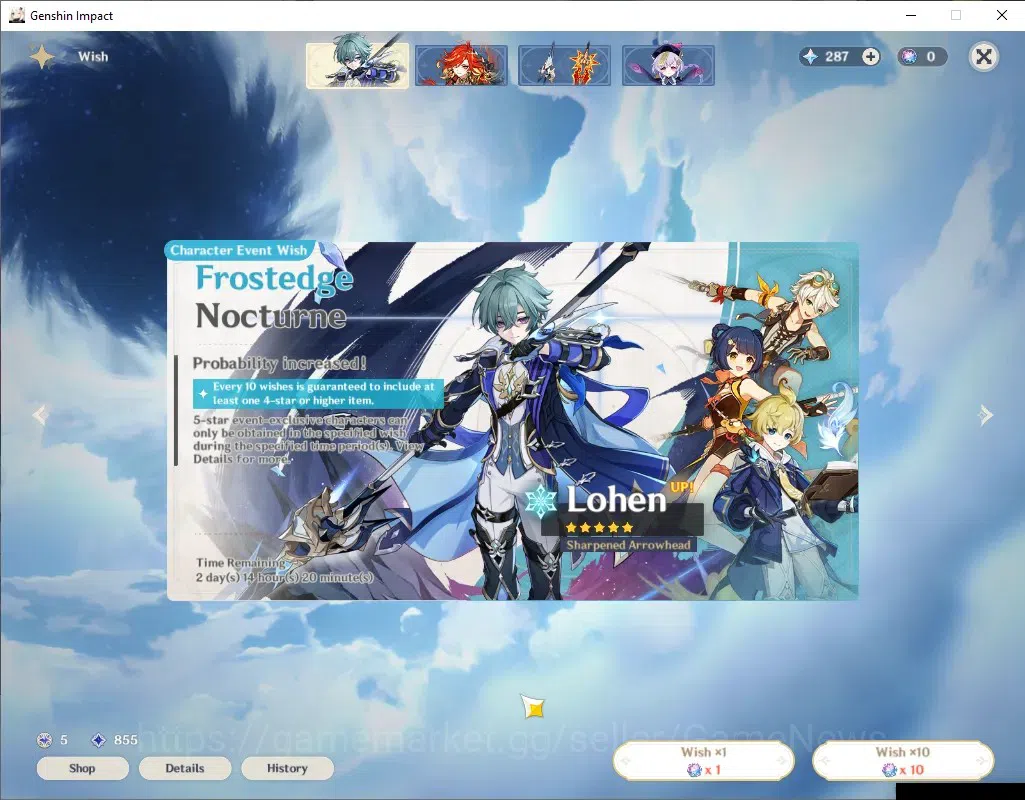 Genshin Impact Accounts ASIA|AR 50|3  Limited + 1 (*5 Weapon)|Mavuika,Xilo image 10