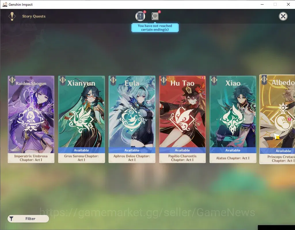 Genshin Impact Accounts ASIA|AR 50|3  Limited + 1 (*5 Weapon)|Mavuika,Xilo image 16