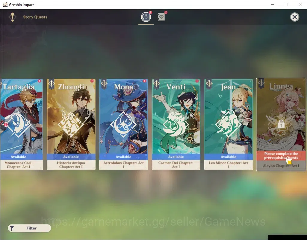 Genshin Impact Accounts ASIA|AR 50|3  Limited + 1 (*5 Weapon)|Mavuika,Xilo image 17