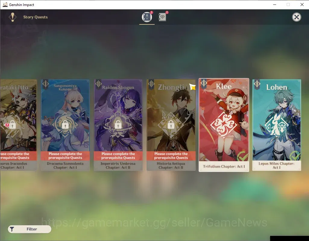 Genshin Impact Accounts ASIA|AR 50|3  Limited + 1 (*5 Weapon)|Mavuika,Xilo image 18