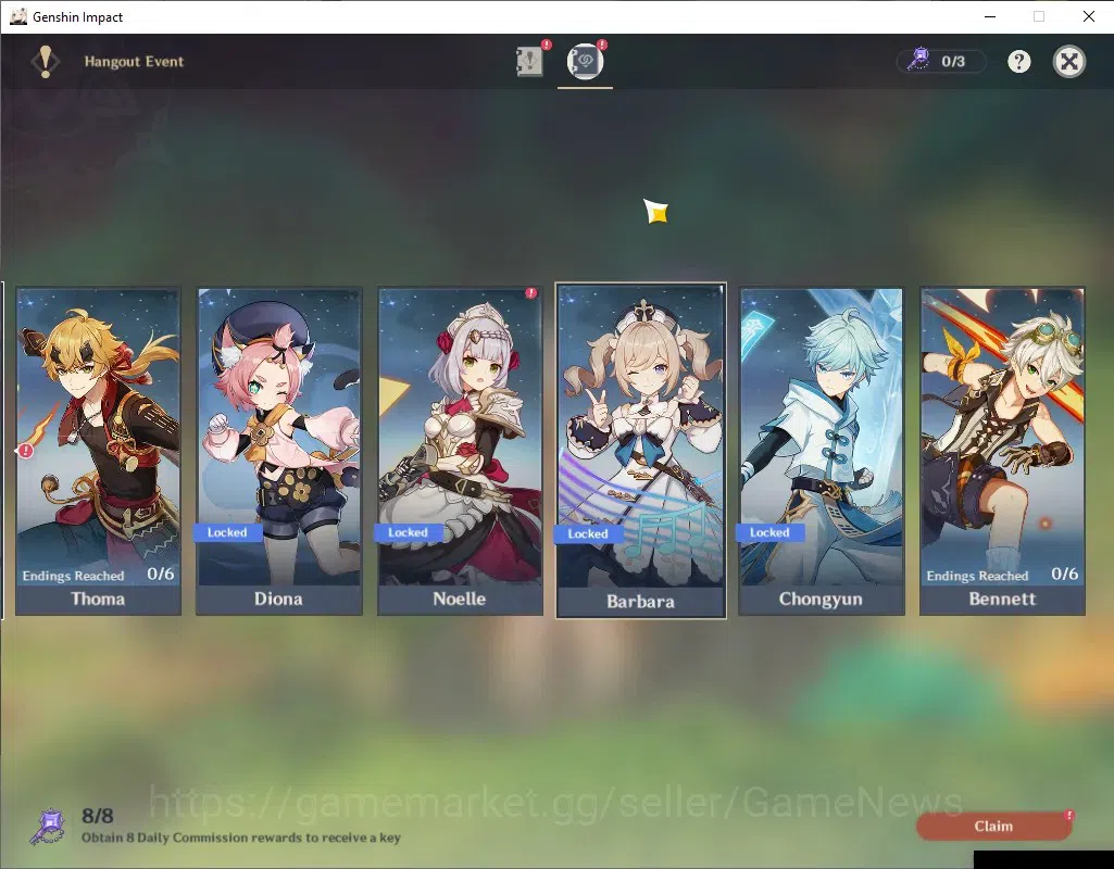 Genshin Impact Accounts ASIA|AR 50|3  Limited + 1 (*5 Weapon)|Mavuika,Xilo image 19