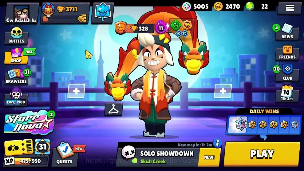 Brawl Stars Accounts 3711 Trophy|37 Brawlers 3 Max Lvl [Mico,Chester,Bu image 3