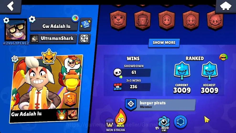 Brawl Stars Accounts 3711 Trophy|37 Brawlers 3 Max Lvl [Mico,Chester,Bu image 4