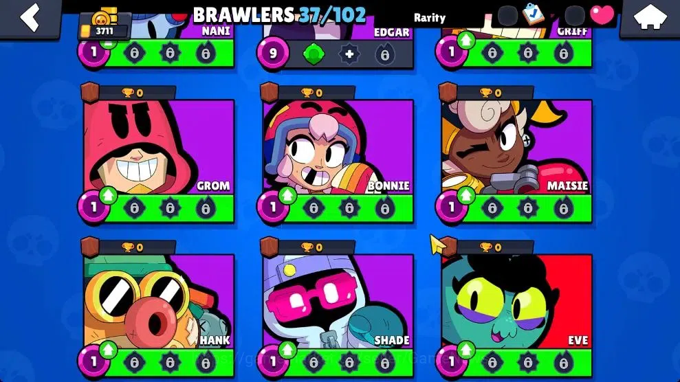 Brawl Stars Accounts 3711 Trophy|37 Brawlers 3 Max Lvl [Mico,Chester,Bu image 7