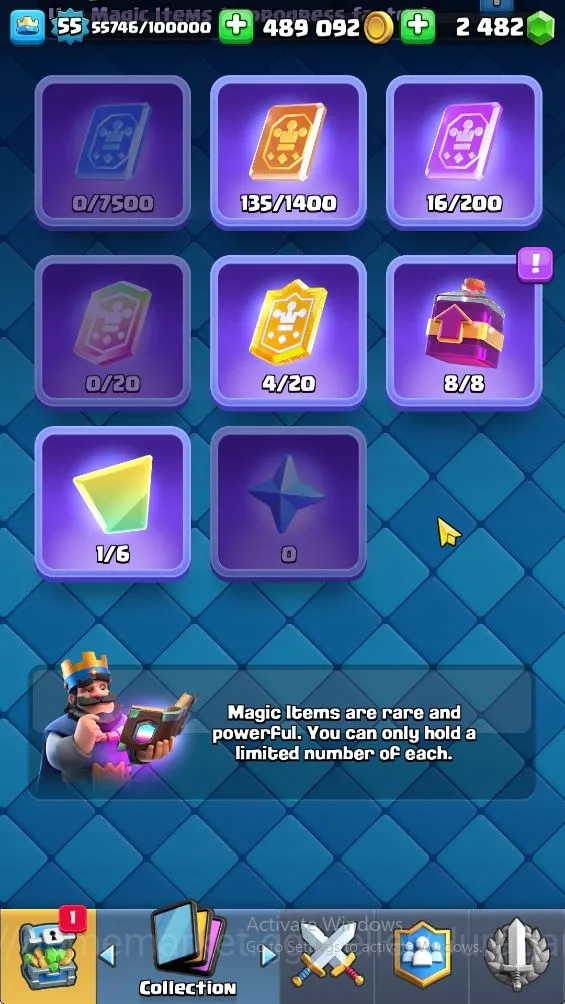 Clash Royale Accounts Lvl 55||Free COC TH 17|Trophy 9624|KTL 15|Lim Skin image 2