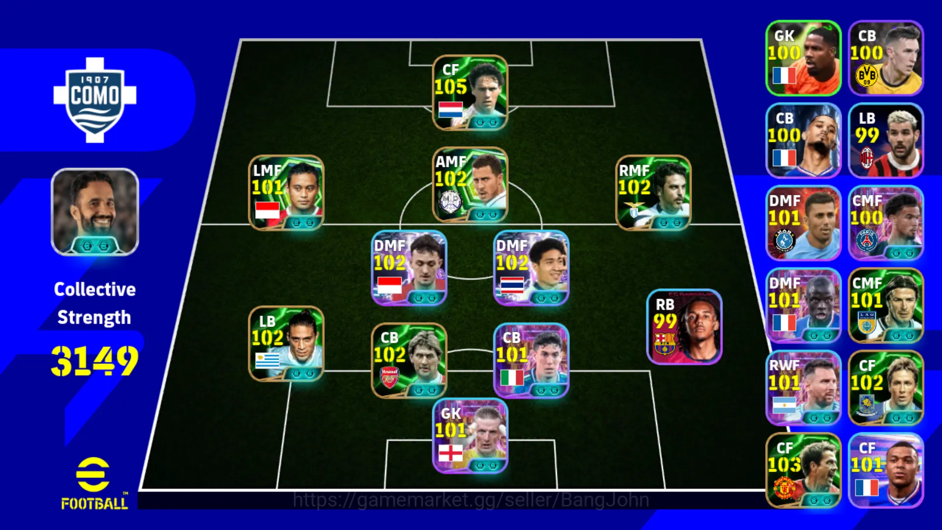 Power 3149 | Ivan Janner Show Time | Seksan Ratree Show Time | Marco Van Basten Epic DB |EFB231B eFootball Others Power 3149 | Ivan Janner Show Time | Seksan Ratree image 1