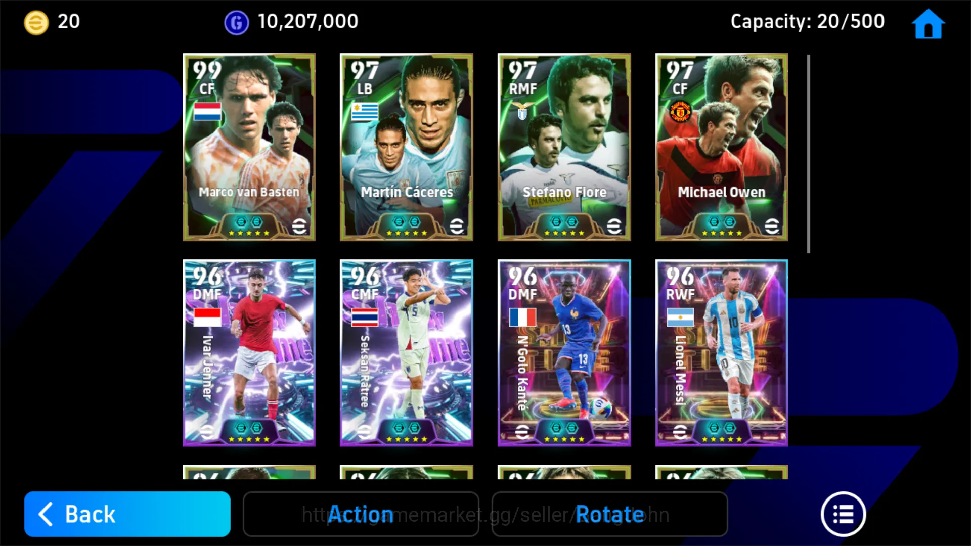 eFootball Accounts Others Power 3149 | Ivan Janner Show Time | Seksan Ratree Show Time | Marco Van Basten Epic DB |EFB231B 3