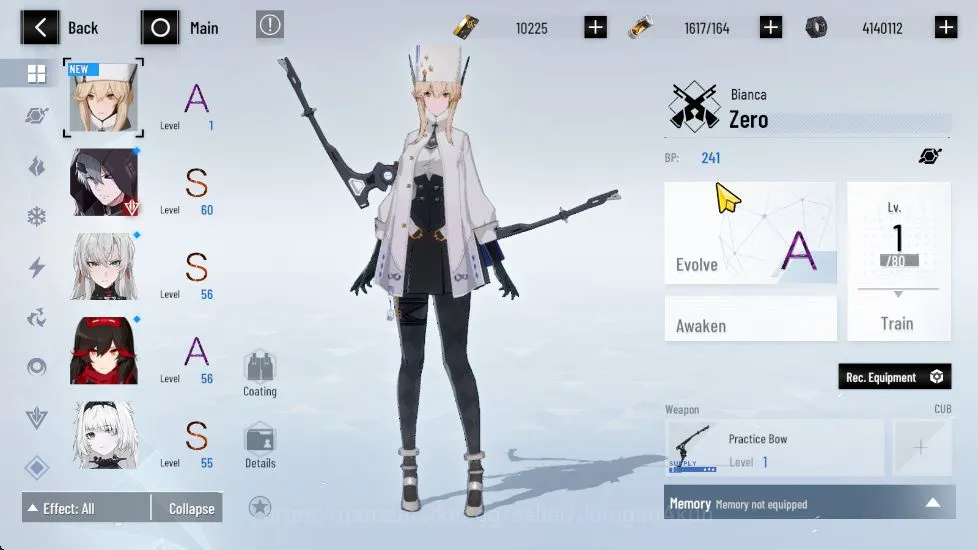 Punishing: Gray Raven Accounts Starter EUROPA | Starter |10K BC+ 3K YC + 8K BlueCard + [Crocotta, Lucia CW, Ferall Etc]|Log 5