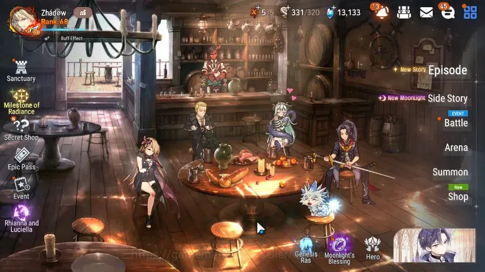 Epic Seven Accounts GLOBAL|New Era|12 ML(SN Yulha,Rhianna&Luciella,LOT image 1