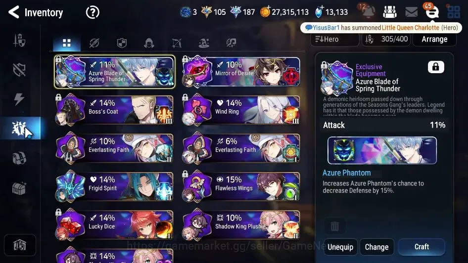 Epic Seven Accounts GLOBAL|New Era|12 ML(SN Yulha,Rhianna&Luciella,LOT image 15