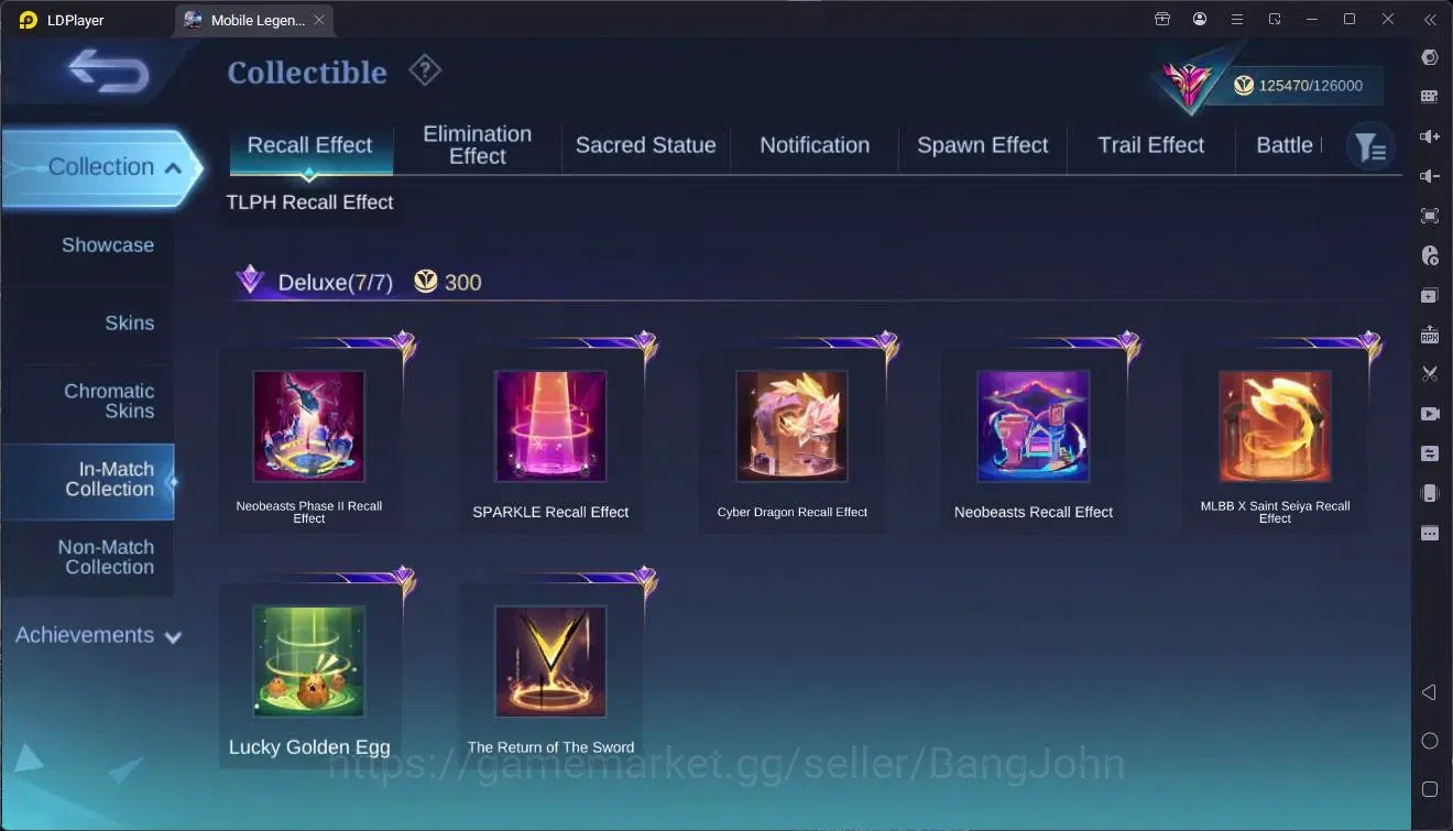 Mobile Legends: Bang Bang Accounts Global|Hero 132|Skin 414|Exalted|Legend Alu|KOF GS image 11