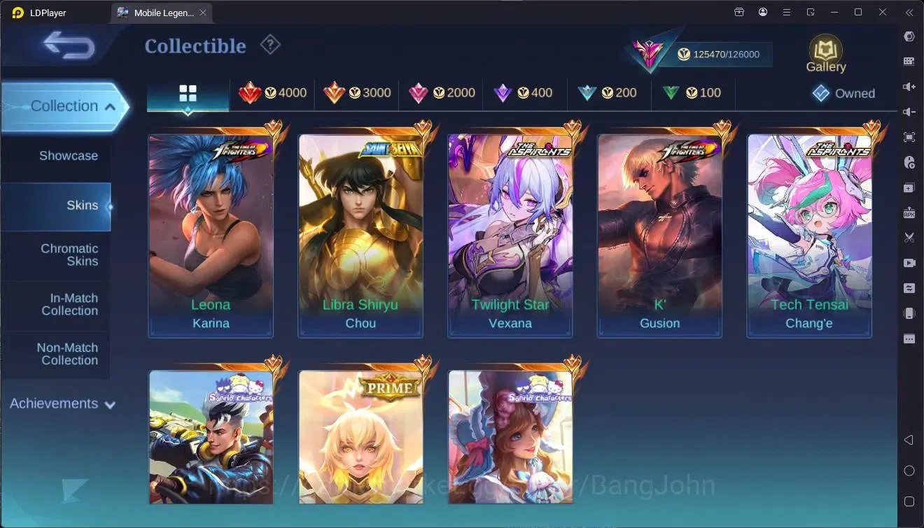 Mobile Legends: Bang Bang Accounts Global|Hero 132|Skin 414|Exalted|Legend Alu|KOF GS image 16