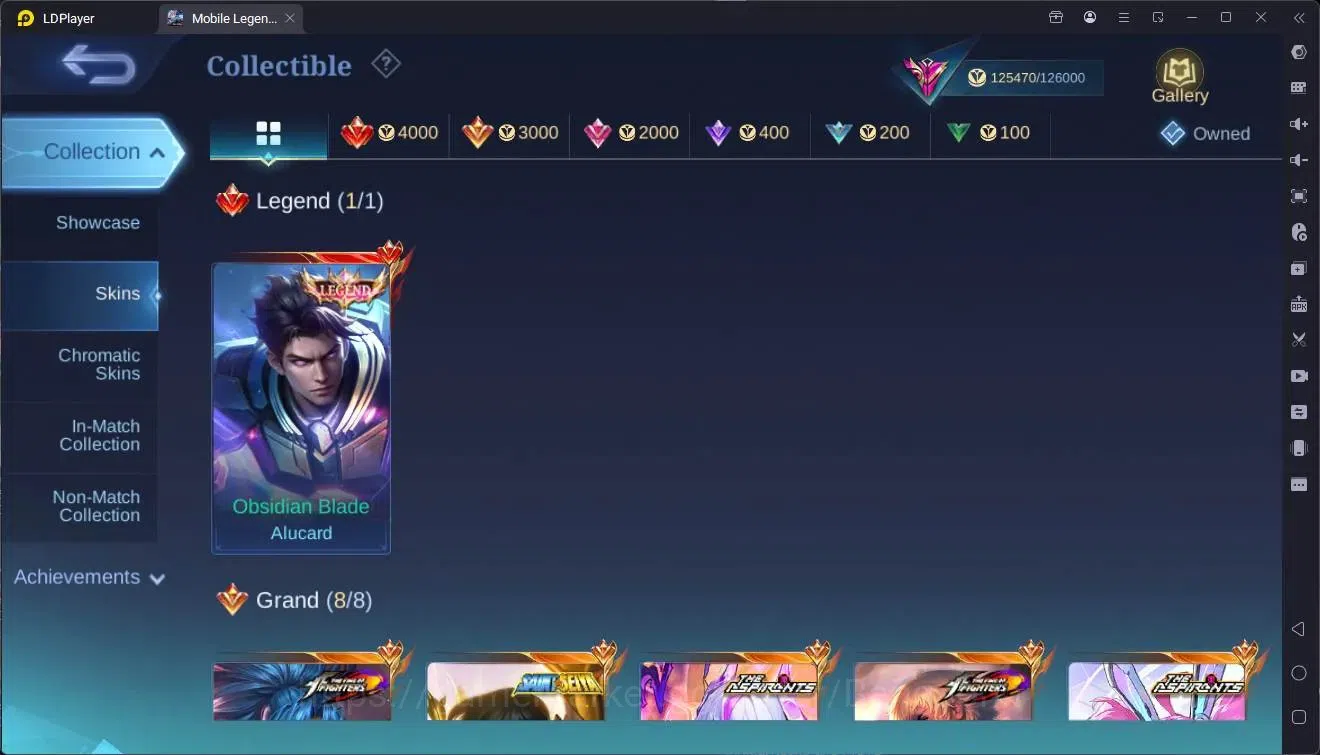 Mobile Legends: Bang Bang Accounts Global|Hero 132|Skin 414|Exalted|Legend Alu|KOF GS image 17