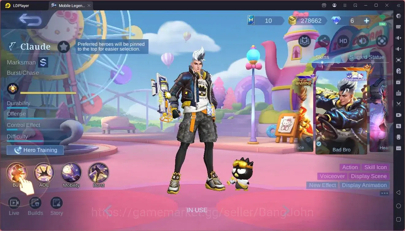 Mobile Legends: Bang Bang Accounts Global|Hero 132|Skin 414|Exalted|Legend Alu|KOF GS image 5
