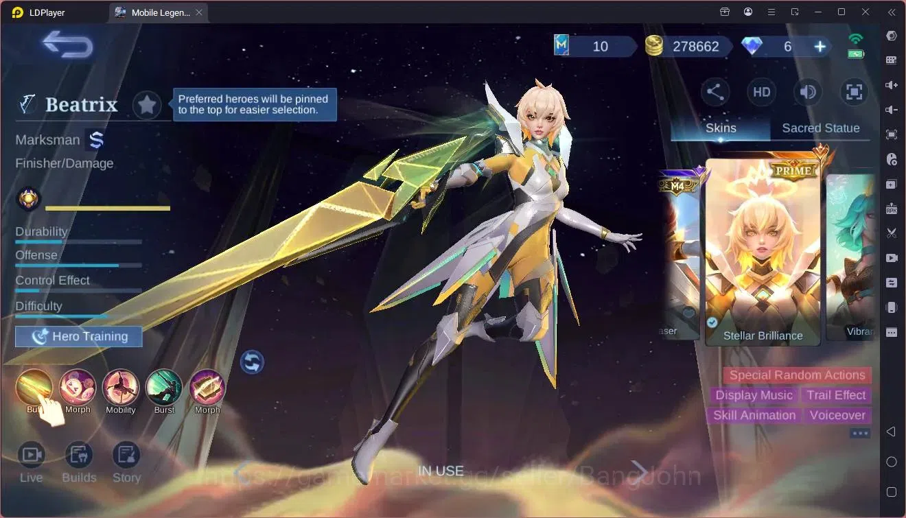 Mobile Legends: Bang Bang Accounts Global|Hero 132|Skin 414|Exalted|Legend Alu|KOF GS image 6