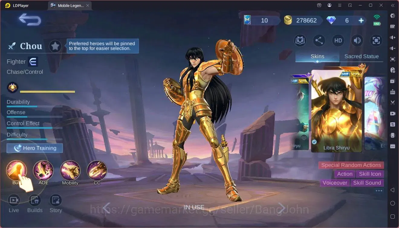 Mobile Legends: Bang Bang Accounts Global|Hero 132|Skin 414|Exalted|Legend Alu|KOF GS image 7