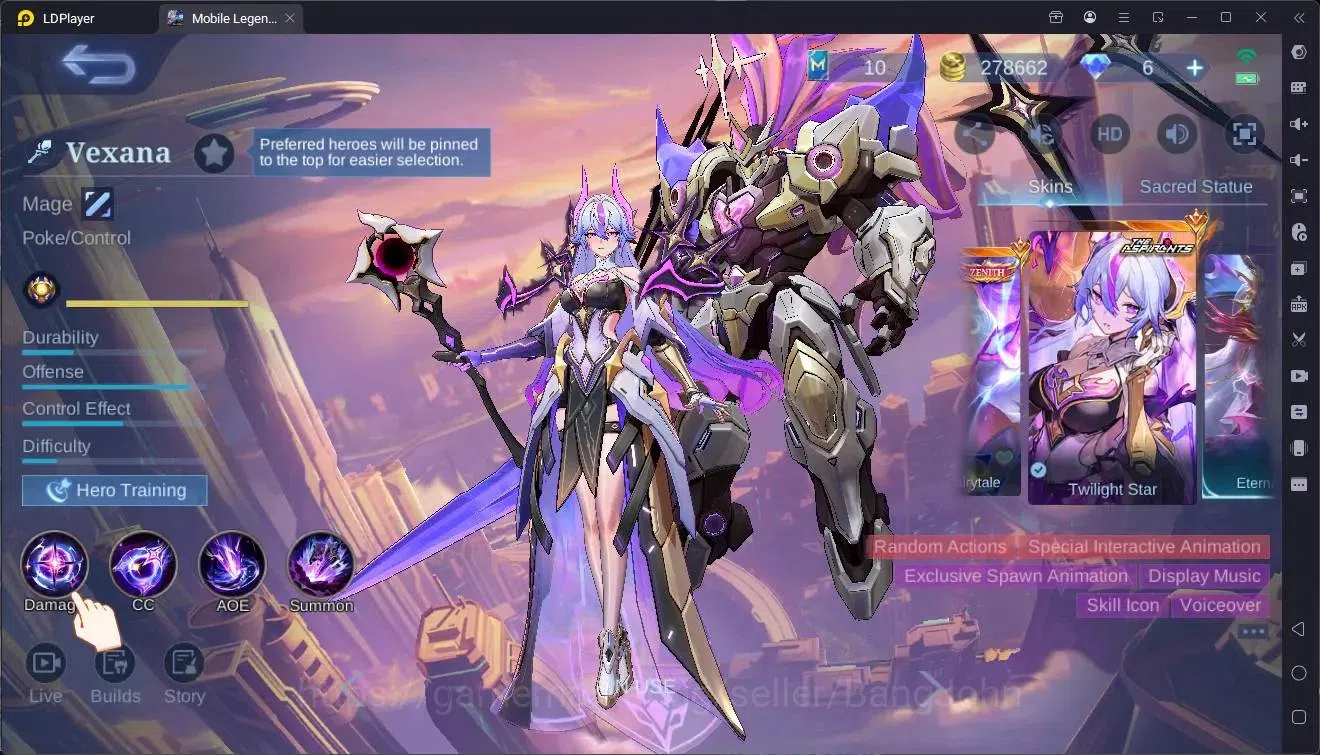 Mobile Legends: Bang Bang Accounts Global|Hero 132|Skin 414|Exalted|Legend Alu|KOF GS image 8