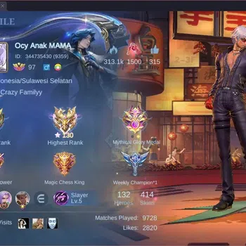Mobile Legends: Bang Bang Collector Global|Hero 132|Skin 414|Exalted|Legend Alu|KOF GS image 1