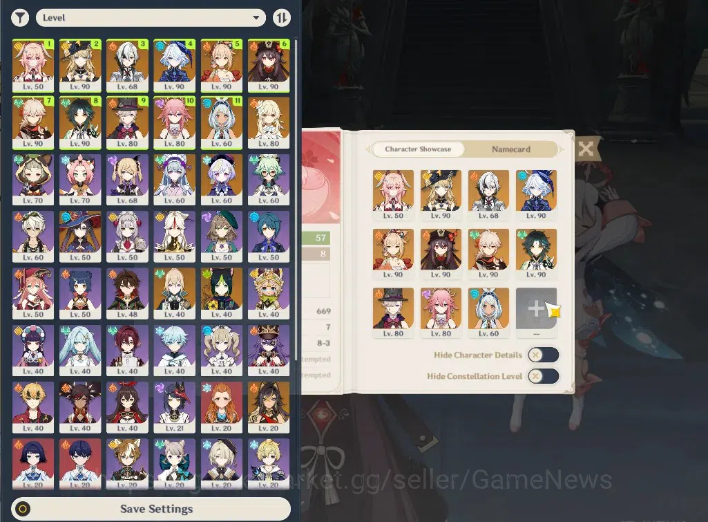 Genshin Impact Accounts ASIA|AR 52|11 Limited+5(*5Wep)|Arlecchino,HuTao+Si image 2